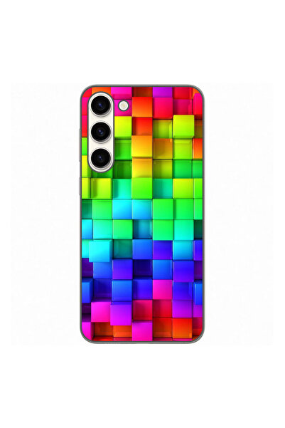 OEM Калъф, съвместим със Samsung Galaxy S23 Plus, силиконов гел TPU, с шарка ...