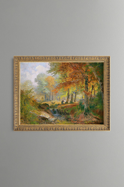 epiqart Autumn Landscape - Vintage Patterned Painting - Fine Model