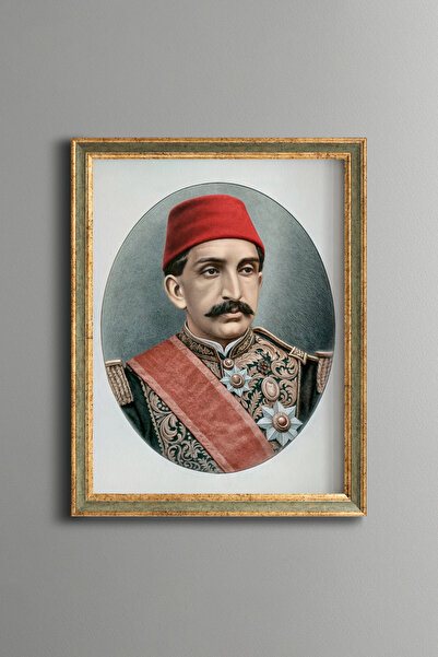 epiqart Ii. Sultan Abdulhamid Han - Vintage Patterned Painting - Fine Model