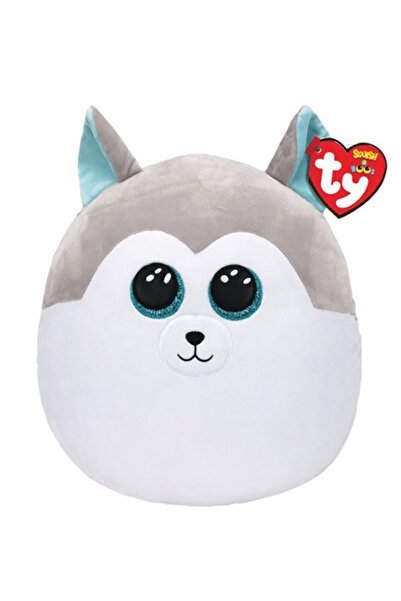 TY Jucărie de pluș Squishy Beanie Câine Husky Gri 25 cm - AS