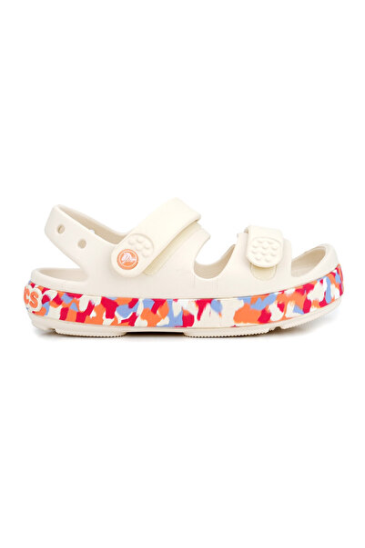 Crocs Crocband Cruiser Glow Confetti Band 212527-2MK Çocuk Terlik Krem Juststep