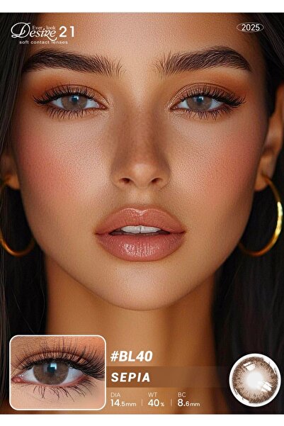 Desire21 Desire 21 Ever Look Soft Contact Lenses in Korea B.C:8.60mm SEPIA