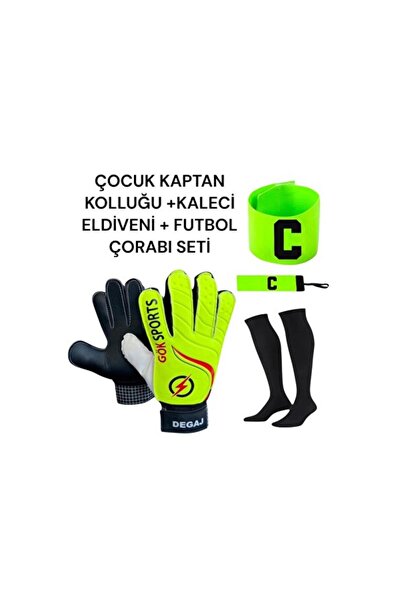 Empressco Çocuklar için futbol ekipman seti, renkli kolluk ve bilek bandajlı ...