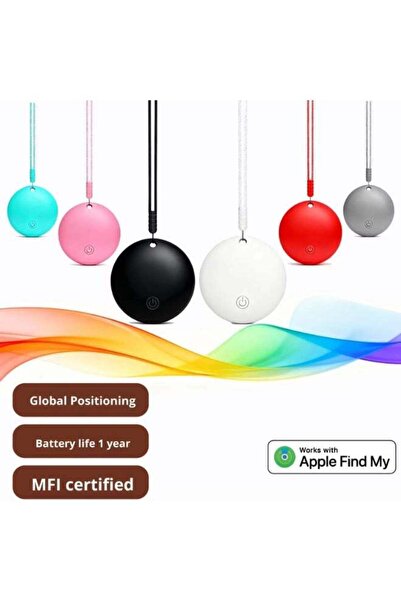 Generic جهاز تعقب ذكي للأشياء متوافق مع خدمة Apple Find My، معتمد من MFI، مقا...