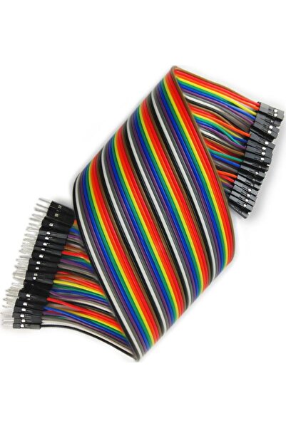 Generic 40pcs Male to Female Dupont Wires/Cables for Arduino (40cm)