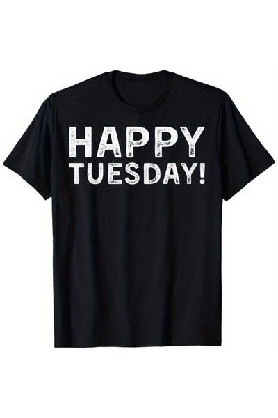 17 seramik تي شيرت Happy Tuesday Funny Anti Valentines Day للرجال والنساء بأر...