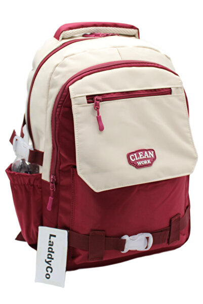 LaddyCo Multi-Compartment Modern School Backpack Unisex School Bag 26011