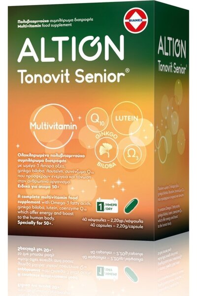 Altion Tonovit Senior Ενισχυμένη Πολυβιταμίνη για Σωματική &amp; Πνευματική Τ...