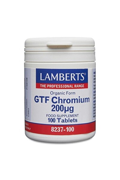 Lamberts GTF Chromium 200MCG 100tabs
