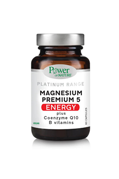 Power Of Nature Magnesium Premium 5 Energy 60 κάψουλες