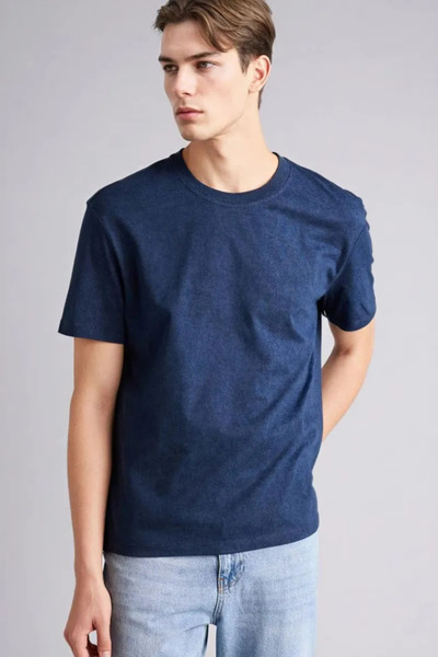 DeFacto 100% Cotton Regular Fit Printed T-Shirt F8160Ax26Sp