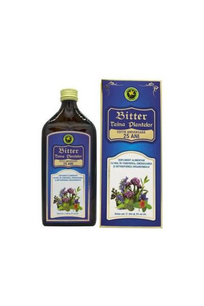 HYPERICUM Bitter Taina Plantelor Fara Alcool - Hypericum, 500 ml