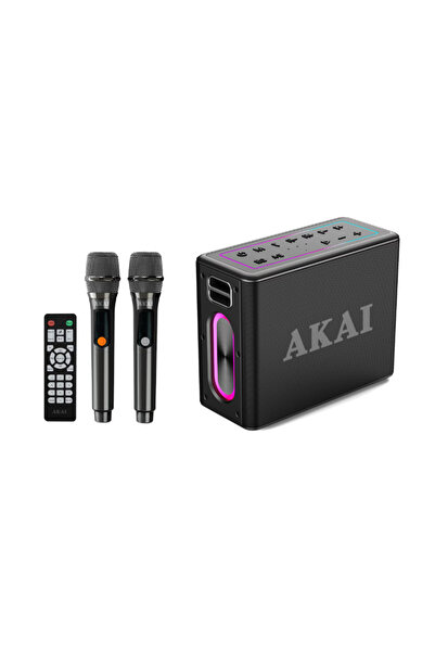 AKAI Преносима колонка ABTSW-120, 80W, Bluetooth, TWS, USB, Aux вход, IPX6, Ч...