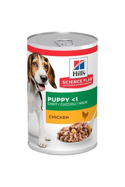 HILL'S SCIENCE Hrană umedă pentru câini Hil's SP puppy, cu pui, conservă, 370...