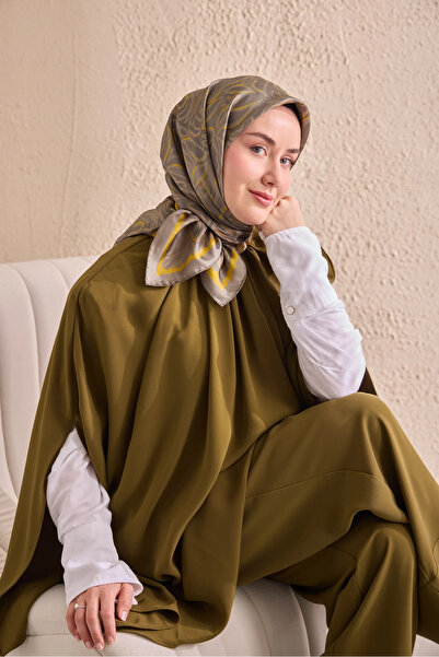 Silk Home Twill Silk Patterned Scarf 11522