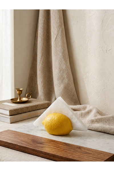Filkorium3D Lemon Design Decorative Napkin Holder - Modern Tabletop Napkin Ho...