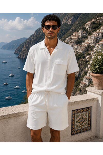 Danger Men's Premium Fabric Modal Shorts Set White 2018Dngr