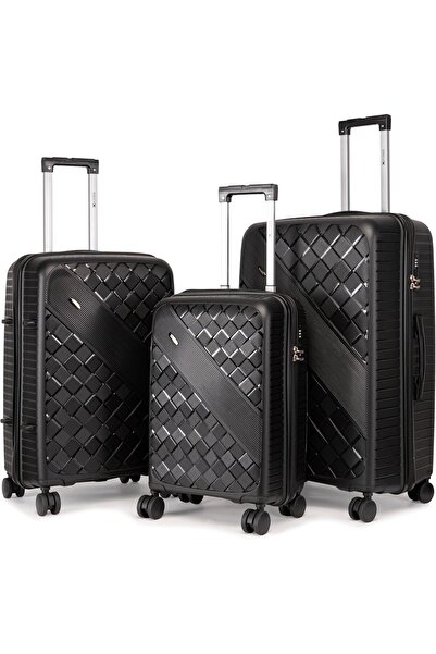 Home Smart HomeSmart Xplorer Luxury Luggage Set, 3-Piece (PP) Hardshell Suitc...