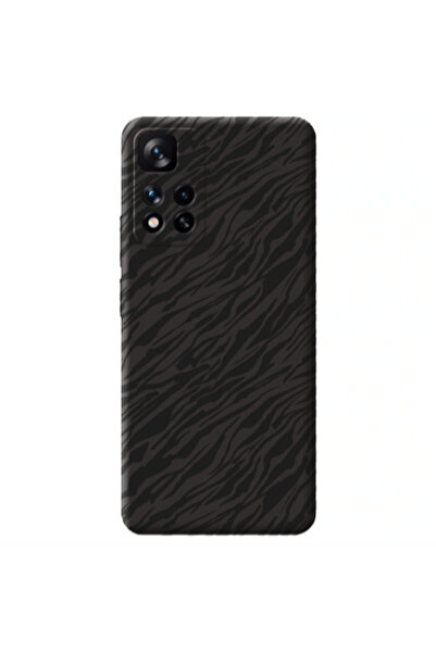 Other Xiaomi Redmi Note 11 Pro 5G Black zebra Black Colored Silicone TPU Θήκη