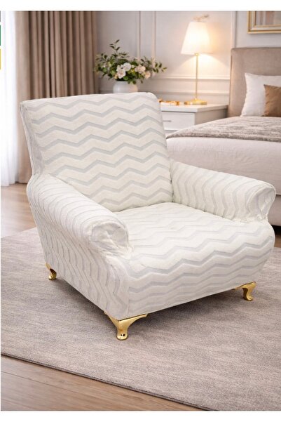 ÖZMAKAN Armchair Cover, Chair Cover 1 Piece Wellsoft Fabric