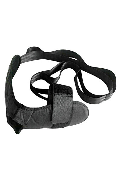 unbranded Ελαστικός ιμάντας για ασκήσεις Pilates/Yoga GYM-0022, 110cm, μαύρος