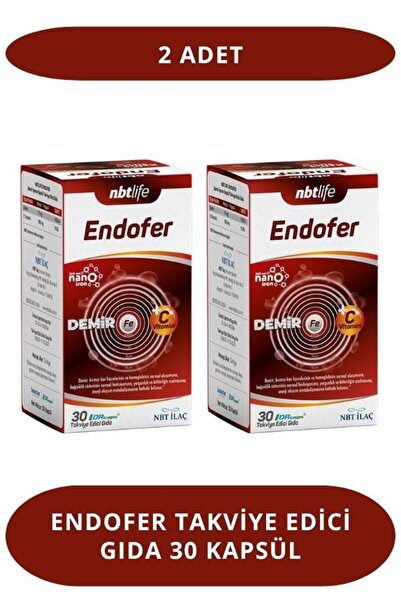 Nbt İlaç Endofer Takviye Edici Gıda 30 Kapsül (2 Adet)