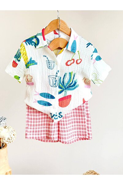 MİO Unisex Patterned Muslin Set - Comfortable and Stylish