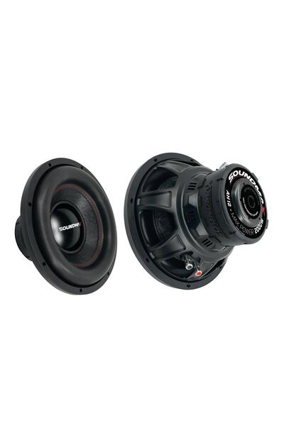 Soundmax Sx-AH12 L Port Litre Kabinli SPL Yeni Seri 2000wat 600Rms 30cm Subwoofer Bas Çift Bobin