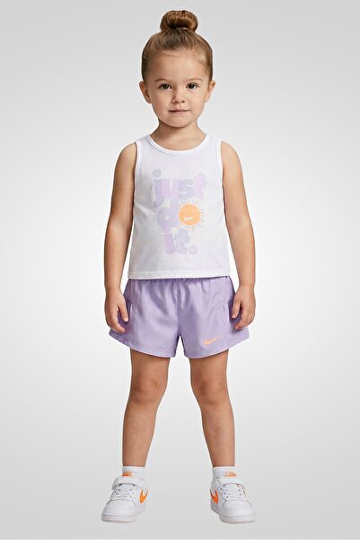 Nike Toddlers Girl 2 Pcs Graphic Print Sleeveless Top And Shorts Set, Multicolor