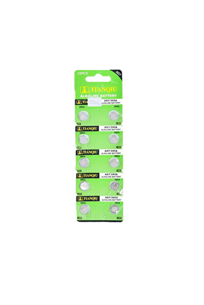 Tradesor Αλκαλικές μπαταρίες - AG7/LR927H/395A - 1.5V - 10pcs - 681071