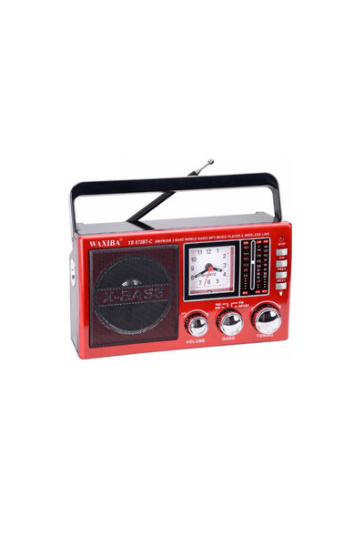 Tradesor Επαναφορτιζόμενο ραδιόφωνο - XB-872BT-C - 108723 - Red