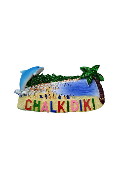 Tradesor Tουριστικό μαγνητάκι Souvenir - Σετ 12pcs - Resin Magnet - Chalkidik...