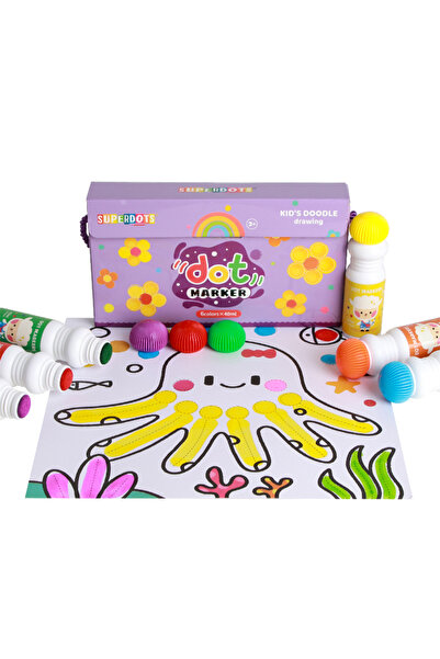 MC Micostore Σετ 6 μαρκαδόρων Do a Dot, με μύτη 18mm, 40ml, από οικολογικά υλ...