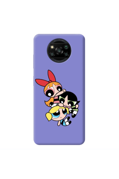 Other Xiaomi Poco X3 /X3 Pro Powerpuff Purple Colored Silicone TPU Θήκη