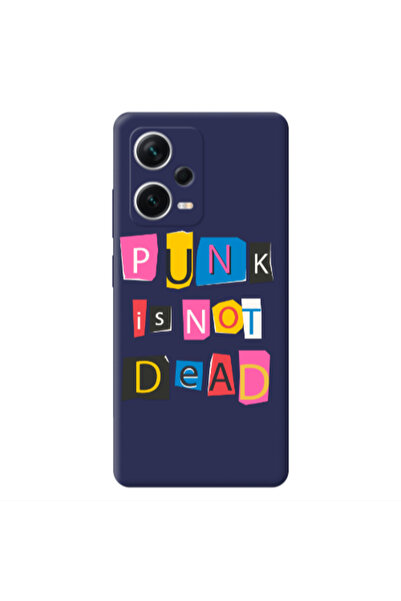 Other Xiaomi Poco X5 Punk is not Dead Dark blue Colored Silicone TPU Θήκη