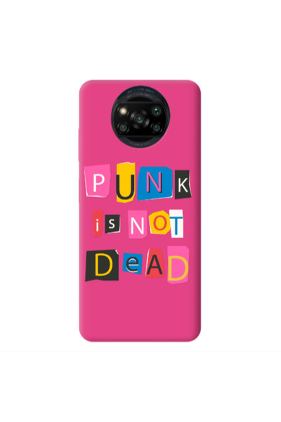 Other Xiaomi Poco X3 /X3 Pro Punk is not Dead Fuchsia Colored Silicone TPU Θήκη
