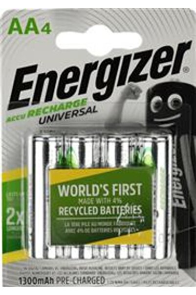 Energizer Επαναφορτιζόμενες μπαταρίες AA 1300mAh 1.2V Σετ 4 τεμαχίων. BP4 F01...