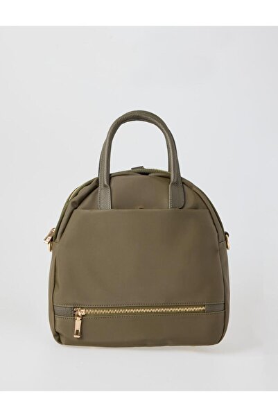 Jimmy Key Khaki Multi-Compartment Bag with Adjustable Strap