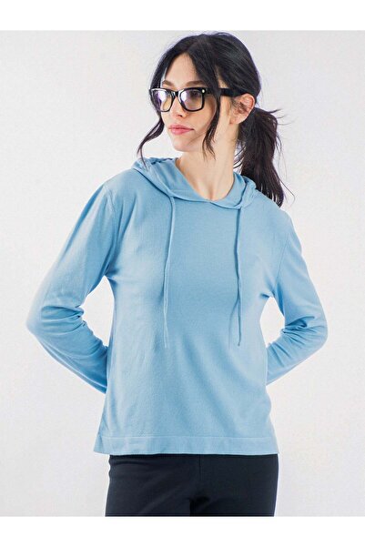 byözlemyazan Soft Textured Hooded Women's Knitwear