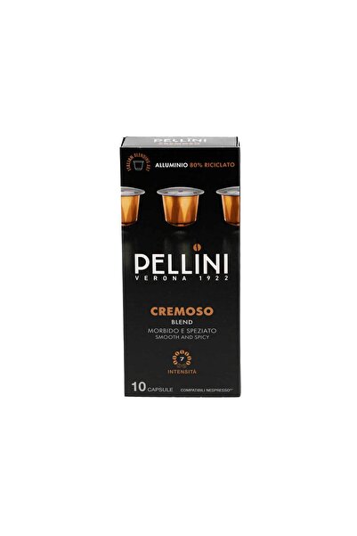 PELLİNİ Capsule Cremoso Compatibile Nespresso Pachet 10 x 10 capsule x 5g
