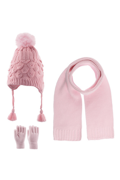 AngelsAccessories ΣΕΤ 3 ΤΕΜΑΧΙΩΝ ΠΛΕΚΤΟ ΜΕ FLEECE ΕΠΕΝΔΥΣΗ ΚΑΙ ΦΟΥΝΤΙΤΣΑ 4-8Υ