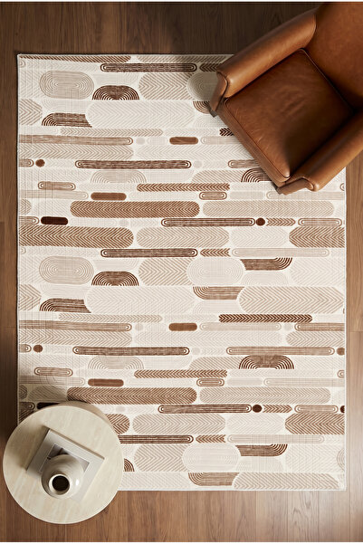 Villadia Home Textile Emboss Kabartmalı Kaymaz Taban Yıkanabilir Leke Tutmaz ...