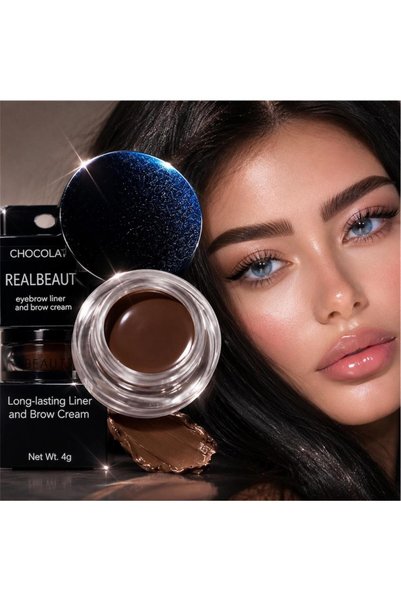 real beauty Creamy Eyebrow Corrector Soft Brown – Long-lasting Hold All Day