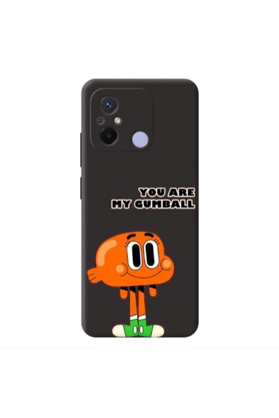 Other Xiaomi Redmi 12C You are my gumball Black Colored Silicone TPU Θήκη