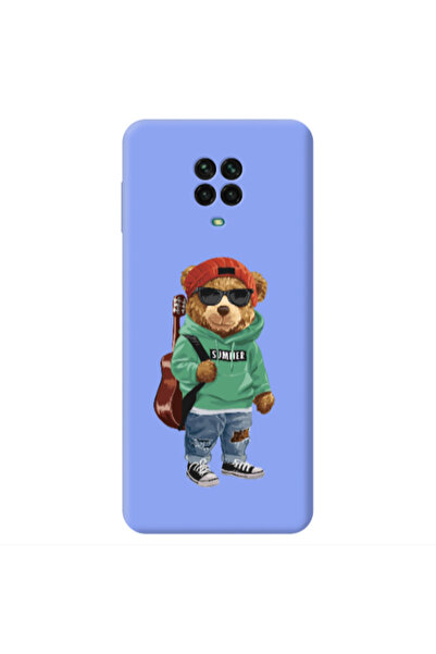 Other Xiaomi Redmi Note 9 Pro Summer Tedy Light Purple Colored Silicone TPU Θήκη