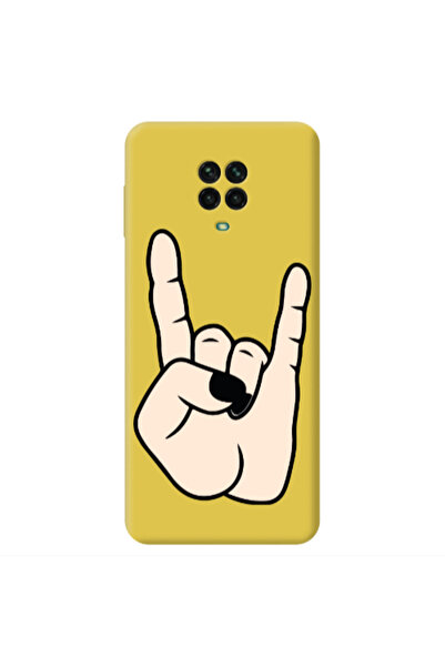 Other Xiaomi Redmi Note 9 Pro Rock Yellow Colored Silicone TPU Θήκη