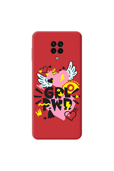 Other Xiaomi Redmi Note 9 Pro Grl Pwr Red Colored Silicone TPU Θήκη
