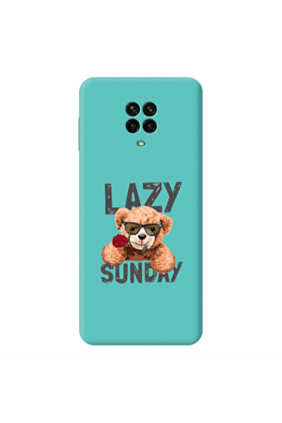 Other Xiaomi Redmi Note 9 Pro Lazy sunday Turquoise Colored Silicone TPU Θήκη