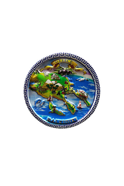 Tradesor Tουριστικό μαγνητάκι Souvenir - Σετ 12pcs - Resin Magnet - Chalkidik...