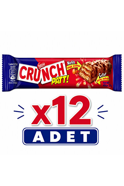 Nestle Nestlé Crunch Patt (27 g) x12 Adet